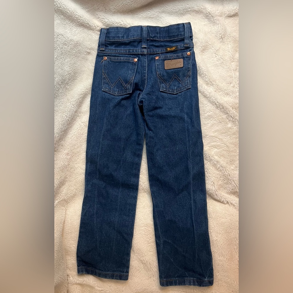 Boys cowboy cut Wranglers 6